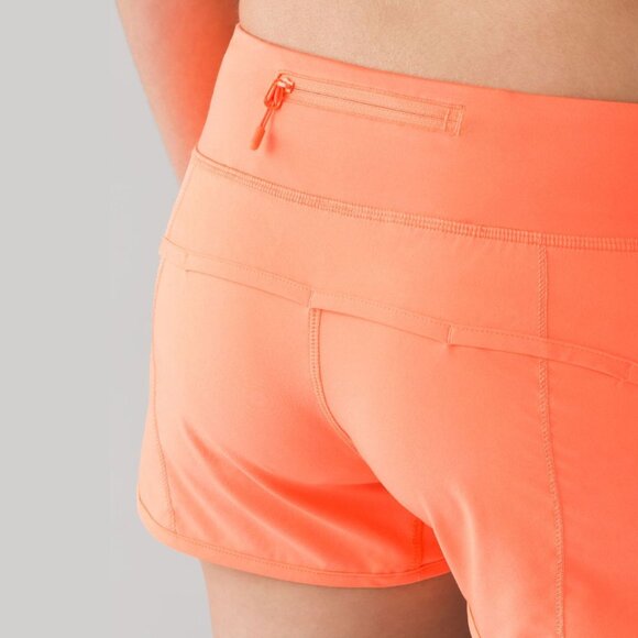 Lululemon Speed Short Filtered Orange - Picture 6 of 9